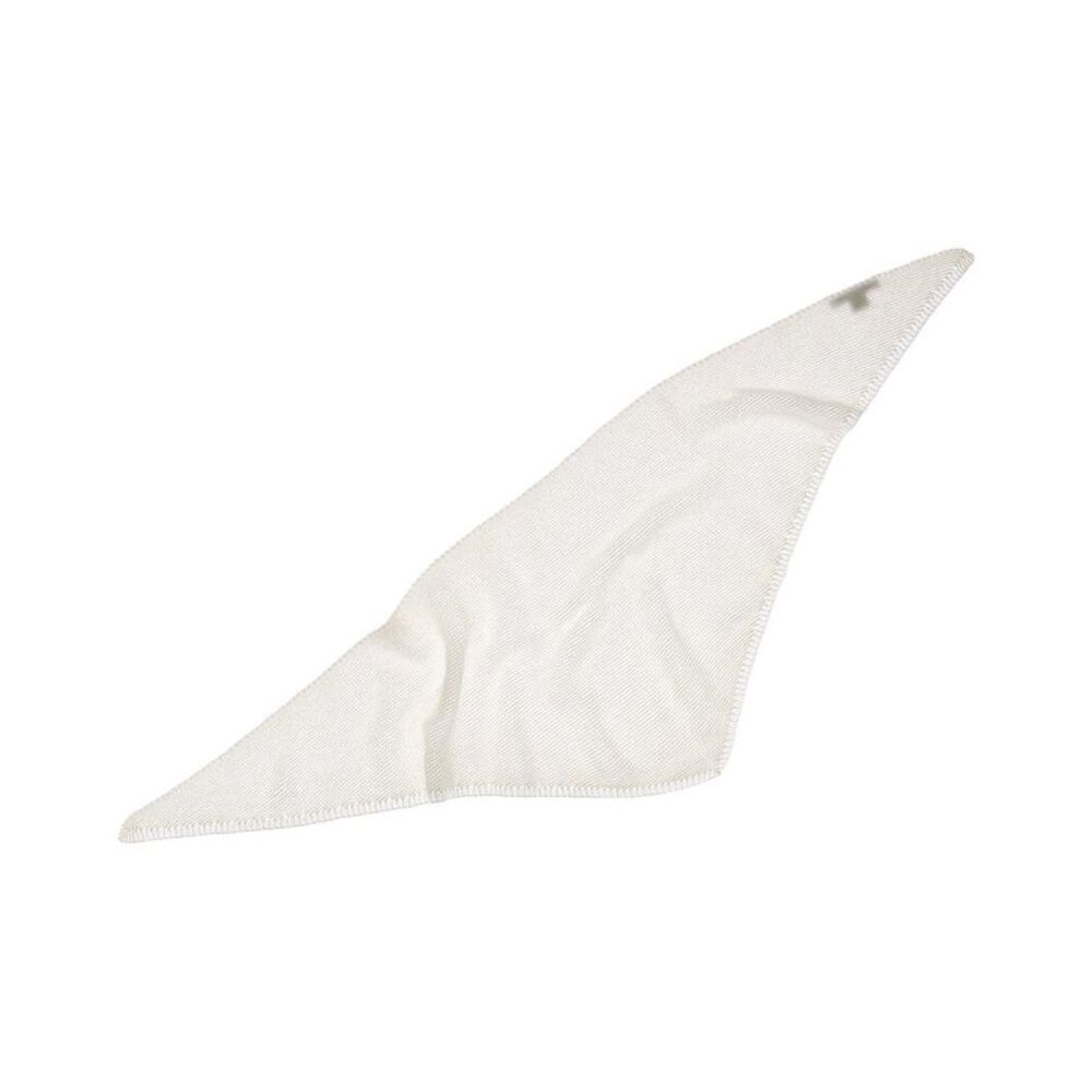 Sofiacashmere Links Stitch Cashmere Bandana, White